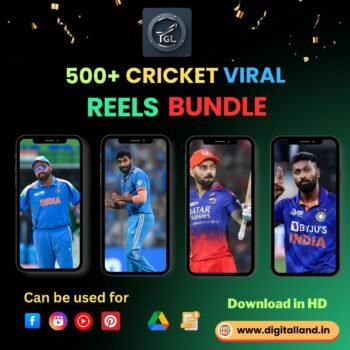 500+ Cricket Reels bundle