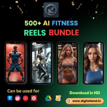 500+ AI Fitness Reels Bundle