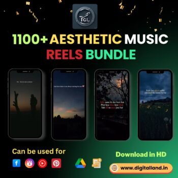 1300+ Aesthetic Music Reels bundle
